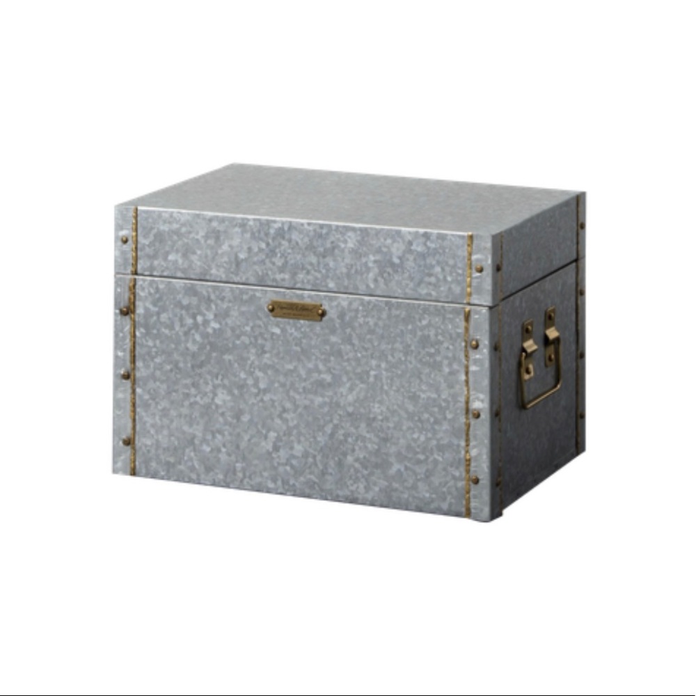 ISO HEARTH & HAND Galvanized Storage Box